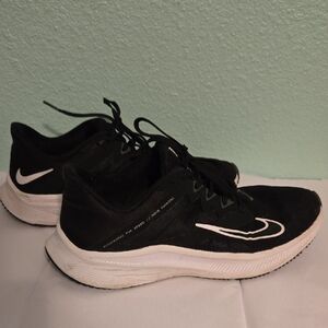 Nike Black and White Athletic Shoes Modern Design